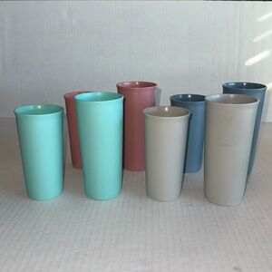 Tupperware Pastel 8 Piece Cup Set